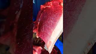 Amazing Red Meat Pork weighting4kg₹450 pork meat porkfood porkrecipes food shortsvideo [upl. by Eustashe]