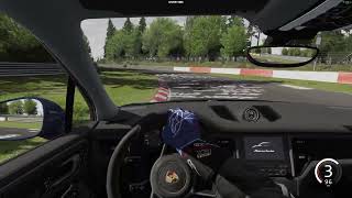 PORSCHE MACAN TURBO  SURVIVED WITH LITTLE SCRATCHES AND ALOT GRASSHOPPING  ASSETTO CORSA [upl. by Airetas387]