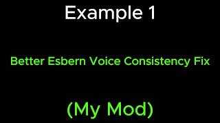 Better Esbern Voice Consistency Fix Dialogue Replacement Mod for Skyrim [upl. by Clerk658]