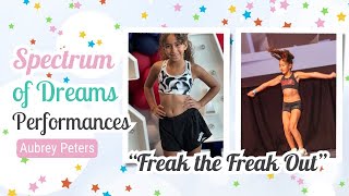 Aubrey Stuns with HighEnergy Cheer Routine to “Freak the Freak Out” at Spectrum of Dreams [upl. by Anauqat478]