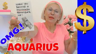 AQUARIUS OCTOBER 2024 WHEN YOU BECOME A MULTI MILLIONAIRE YOU WILL REMEBER ME Aquarius Tarot Reading [upl. by Orr]