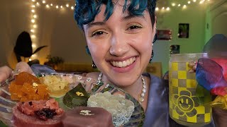 ASMR Taste Testing Edible Crystal Candies 💎 mukbang crunchy eating sounds tapping mouth sounds [upl. by Stearn520]