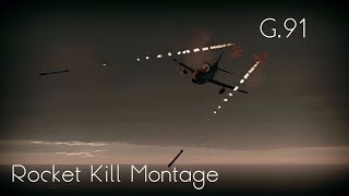 quotHydra70quot War Thunder Rocket Kill Montage ► G91 R1 [upl. by Porcia]