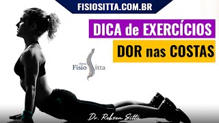 DICA 5 EXERCÍCIOS DOR COLUNA LOMBAR LOMBALGIA LOMBOCIATALGIA Clínica de Fisioterapia Dr Robson Sitta [upl. by Mik]