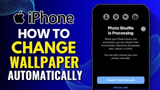 How to Change Wallpaper Automatically on iPhone iOS 17 [upl. by Jeromy110]