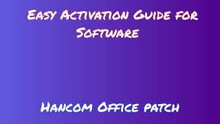 Downloading Hancom Office StepbyStep Instructions [upl. by Mazonson903]