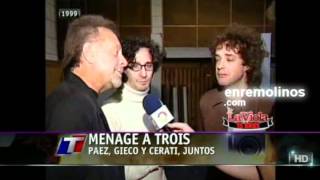 Entrevista a Gustavo Cerati León Gieco y Fito Páez  Programa La Viola Argentina 1999 [upl. by Thorman967]