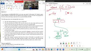 Correction of Errors and Suspense Account Part 2 Tutorial Question 1 [upl. by Emolas312]