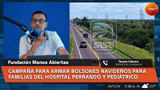 La Fundación Manos Abiertas recolecta donaciones para armar bolsones navideños [upl. by Zenda573]