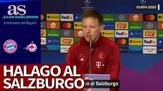 CHAMPIONS LEAGUE VUELTA  BAYERN vs SALZBURGO  El HALAGO de NAGELSMANN al SALZBURGO  Diario As [upl. by Vowel]