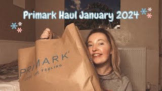 Primark Haul January 2024 ☃️✨ primarkhaul2024 primark fashion [upl. by Germain]