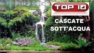 Top 10 bellissime cascate in acquario Waterfall Underwater [upl. by Llenrac173]