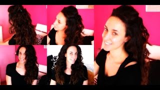 ONDE MORBIDE ❤ Tutorial completo da capelli ricci e lisci a mossi [upl. by Niwre]