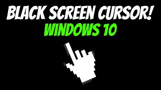 How To Fix Windows 10 Black Screen With Cursor After Login [upl. by Aiuqram]