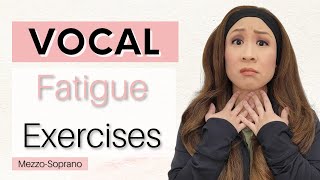 VOCAL FATIGUE Exercises Follow Along MezzoSoprano [upl. by Sirraj]