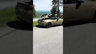 2024 Mazda MX5 Miata RF  Dropping the Targa Top [upl. by Ainitsirhc607]