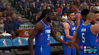 NBA 2K24 Full Gameplay FRANCE vs JAPAN  NBA 2K24 Paris Olympics Mode PS4 Simulation [upl. by Allanson244]