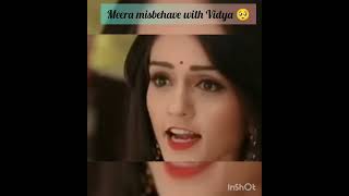 Meera misbehave with Vidya then Vidya slap Meera 😂saathnibhanasathiya serialshorts meera vidya [upl. by Spring]