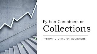 20  Collections in Python  UserDict UserList Deque Counter DefaultDict and UserString [upl. by Romulus266]