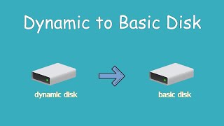 How to Convert Dynamic Disk to Basic Disk without Data Loss [upl. by Kenison]