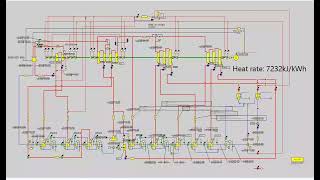 EBSILON model compressed air energy storage supercritical carbon dioxide circulation boiler [upl. by Nilok]