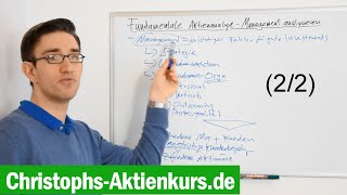 Fundamentale Aktienanalyse  Management analysieren 22  Christophs Aktienkurs [upl. by Aiela]