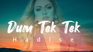 Hadise  Dum Tek Tek Turkish song lyrics [upl. by Gemoets]