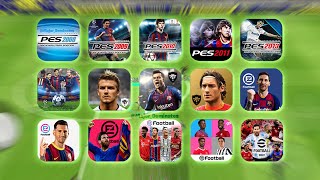 Evolution of PES Mobile 20082022  eFootball 2022 Mobile [upl. by Coats21]