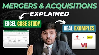 Mergers and Acquisition Explained With Real Examples amp Excel Case Study [upl. by Oicam788]