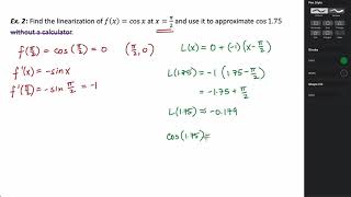 Differentials and Linearization [upl. by Attekram904]