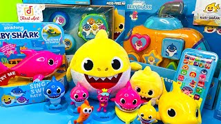 New Baby Shark Toys Haul Exciting Pinkfong Baby Shark Family Collection [upl. by Herby]