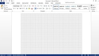 How to Remove Gridlines In MS Word [upl. by Naleek712]