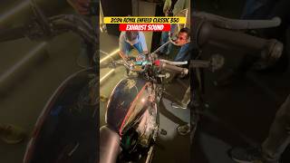 2024 Royal Enfield Classic 350 Exhaust Sound  Bikewale shorts classic350 [upl. by Aztilem]