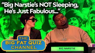 Katherine Ryan Brought Snacks To Keep Big Narstie Awake  Big Fat Quiz [upl. by Samot758]