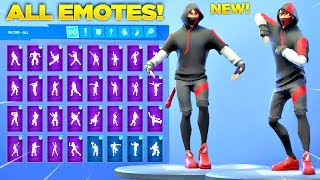 NEW IKONIK SKIN SHOWCASE WITH ALL FORTNITE DANCES amp NEW EMOTES Samsung Exclusive Skin [upl. by Trevethick644]