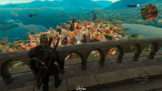 Beauclair City amp Palace Toussaint tour walkaround  The Witcher 3 Wild Hunt [upl. by Shushan]