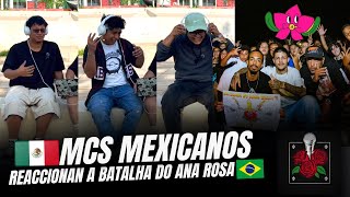 MCS del sur DE MEXICO REACCIONAN a quotBATALHA DO ANA ROSAquot LIGA DE BATALLAS de rap DE BRASIL 🇧🇷🇲🇽 [upl. by Sillek]