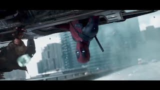 Deadpool Highway Fight Scene  Deadpool 2016 [upl. by Rajewski]