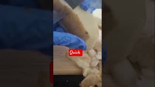 How quickly peel potato🥔 short viralvideo peel asmrsounds satisfying [upl. by Basham]