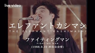 エレファントカシマシ「ファイティングマン」19880910渋谷公会堂ライブ [upl. by Kristan856]