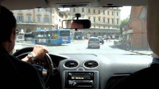 Part 1 Taxi From St Peters to The Colosseum Rome Italy MOV03043MPG [upl. by Ettennahs]