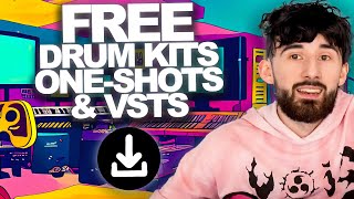 EVERY SOUND YOU NEED AS A PRODUCER FREE ONE SHOTS DRUM KITS VSTS [upl. by Socha]