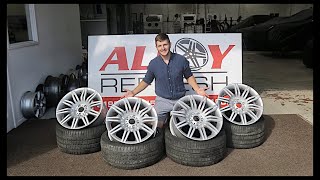 HOW TO PROFESSIONALLY REFURBISH ALLOY WHEELS Complete Guide [upl. by Chak]