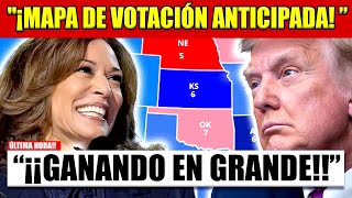 ¡¡GANANDO EN GRANDE quot¡Impactante Mapa Electoral 2024 – Harris  Trump [upl. by Wershba]