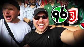 Eine HALBZEIT reicht aus🔥Hannover 96  Jahn Regensburg Stadionvlog [upl. by Nauqas848]