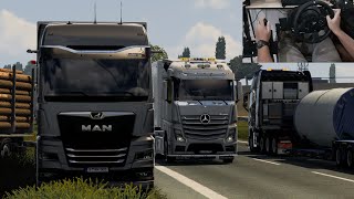 Usual Busy Day And Some Crashes  ETS2 Multiplayer  Ultrawide 219 [upl. by Anida152]