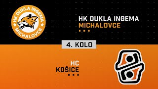 4kolo semifinále HK Dukla INGEMA Michalovce  HC Košice HIGHLIGHTS [upl. by Bridgette]