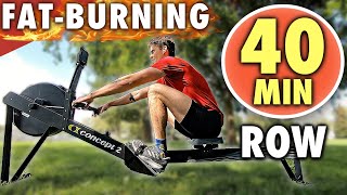 Rowing Machine Workout  2 x 15 minutes 182022spm amp 202224spm and Technique Tips [upl. by Alyda804]