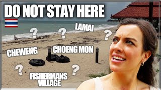 Where SHOULD you stay on KOH SAMUI  Cheweng Lamai Choeng Mon Fishermans Village [upl. by Dwight]