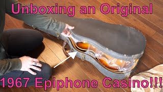 1967 Epiphone Casino UnboxingFAIL [upl. by Naicul]